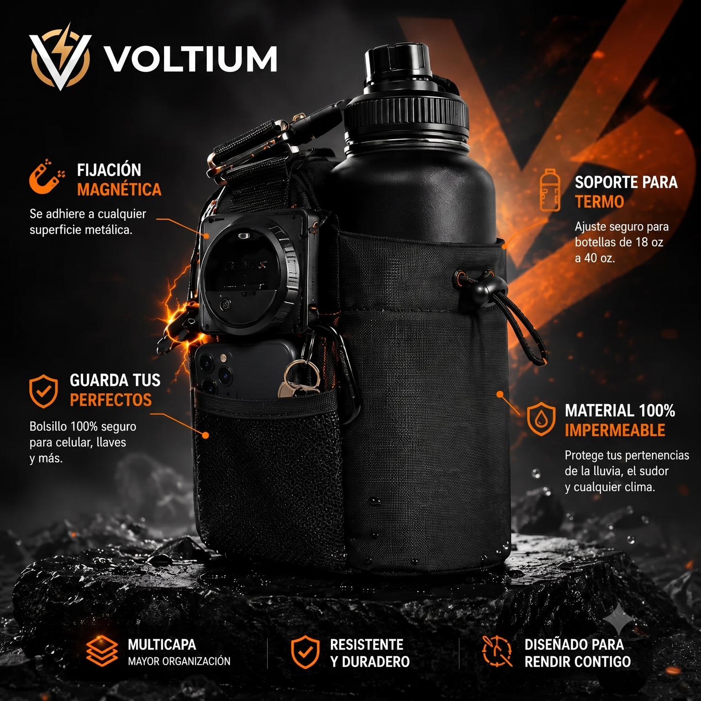 Bolso Magnético Deportivo VOLTIUM