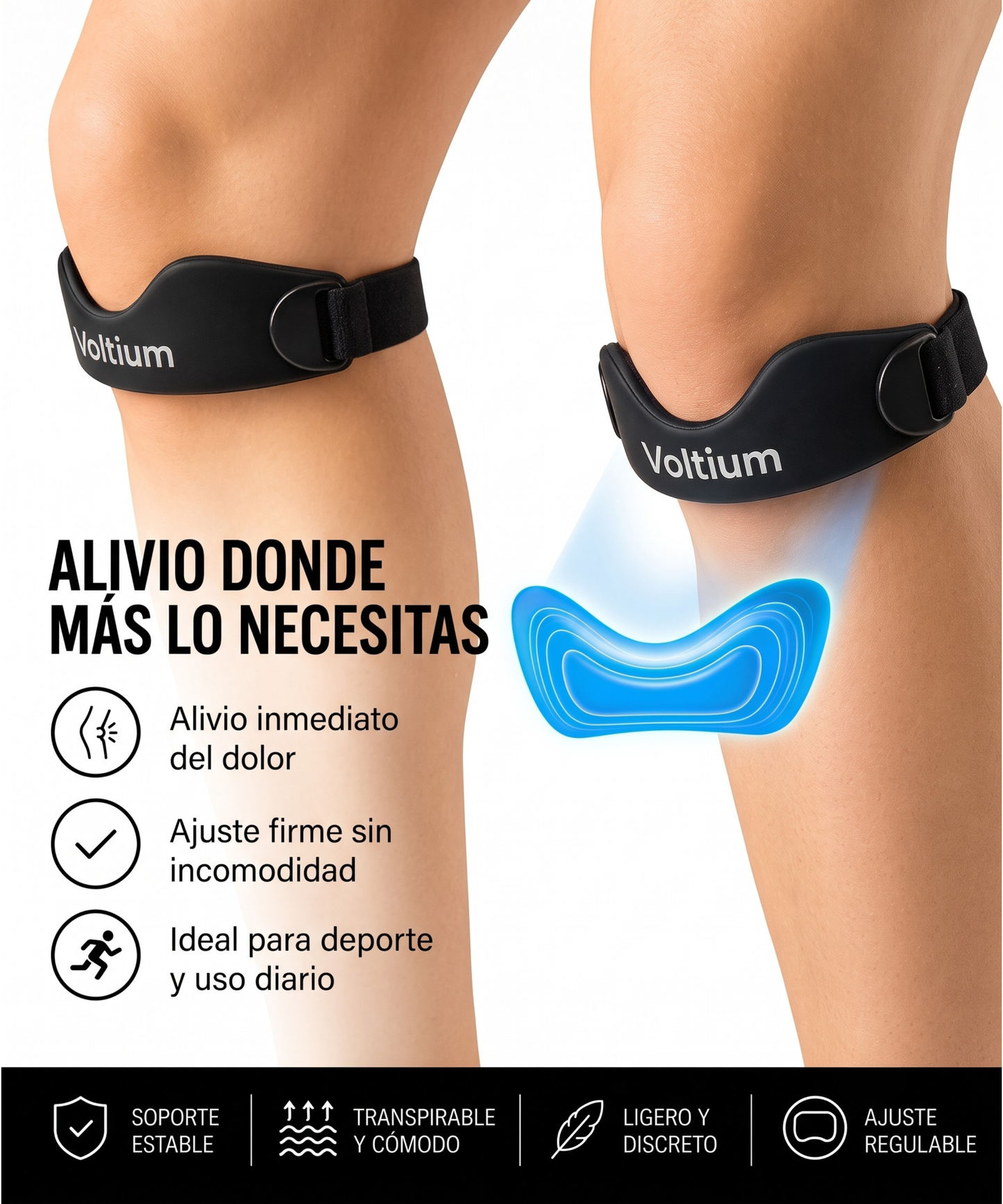 PACK 2X1 RODILLERA ORTOPEDICA
