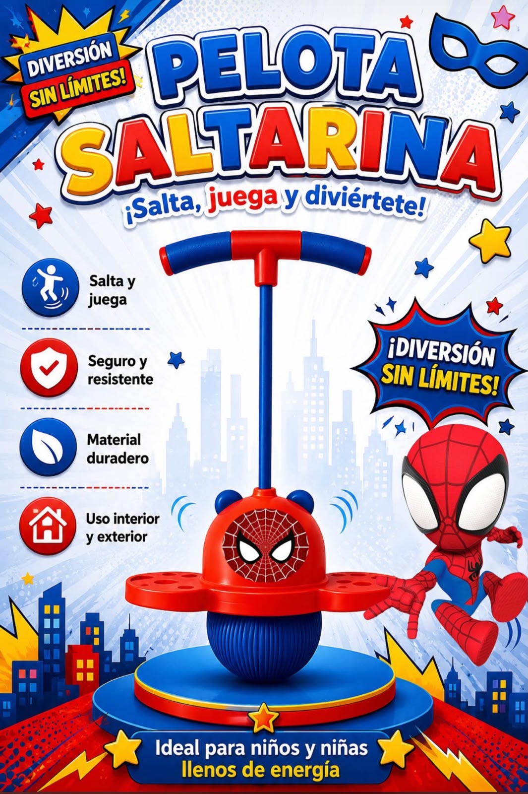 JUMPING SALTARÍN BOLA DE POGO 💥